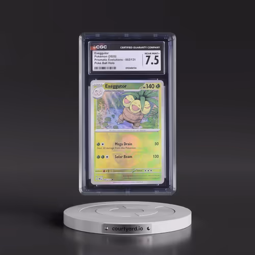 2025 Pokémon Pre EN-Prismatic Evolutions #002 Exeggutor - Reverse Holo Poke Ball (CGC 7.5 NM+)