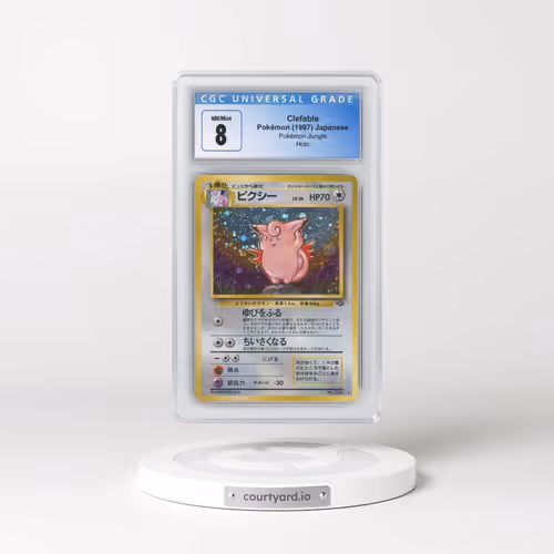 1997 Pokémon Jungle Clefable - Holo (CGC 8 NM-MT)