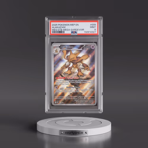 2025 Pokémon Mep EN-Me Black Star Promo #009 Alakazam - Mega Evolution Elite Trainer Box-Mega Gardev
