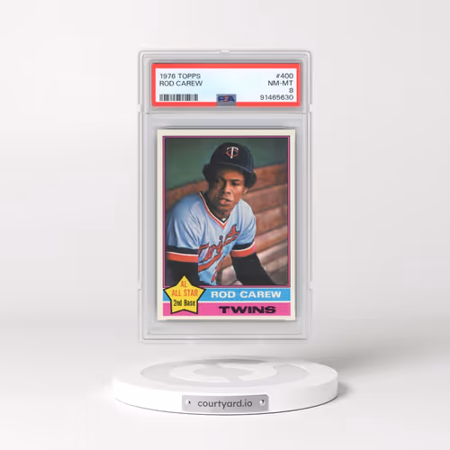 1976 Topps #400 Rod Carew (PSA 8 NM-MT)