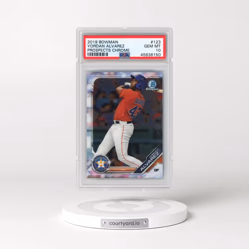 2019 Bowman Prospects Chrome #123 Yordan Alvarez (PSA 10 GEM MINT)