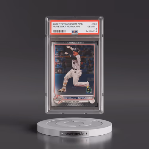 2022 Topps Chrome Nippon Professional Baseball #185 Munetaka Murakami (PSA 10 GEM MINT)