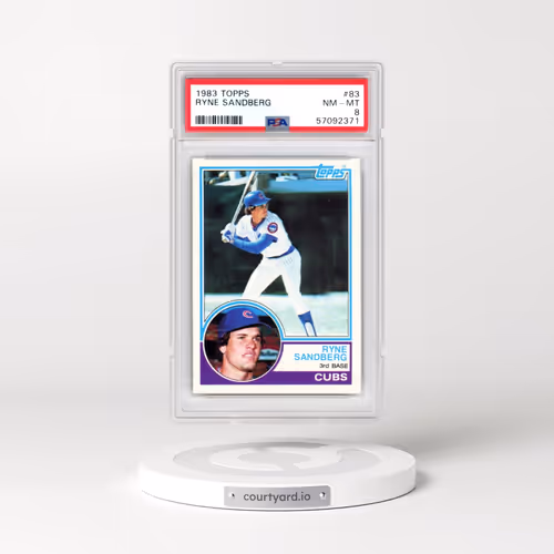 1983 Topps #83 Ryne Sandberg (PSA 8 NM-MT)