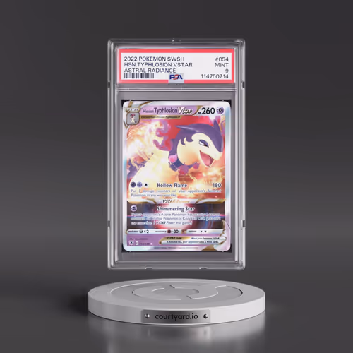 2022 Pokémon Sword & Shield Astral Radiance #054 Hisuian Typhlosion Vstar (PSA 9 MINT)