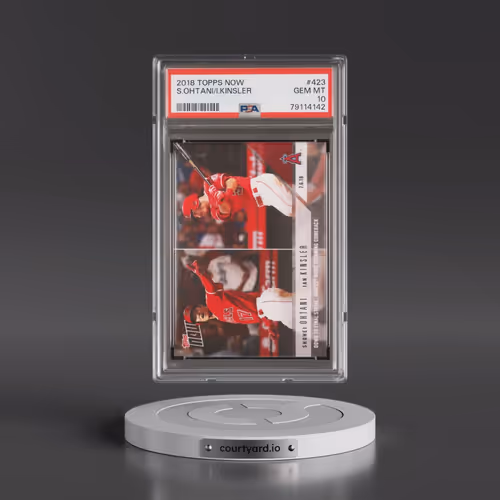 2018 Topps Now #423 Ian Kinsler/Shohei Ohtani (PSA 10 GEM MINT)