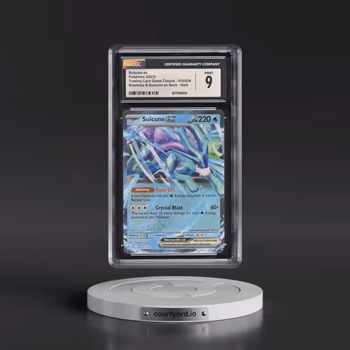 2023 Pokémon Clb-Trading Card Game Classic Blastoise & Suicune EX Deck #010 Suicune EX - Holo (CGC 9