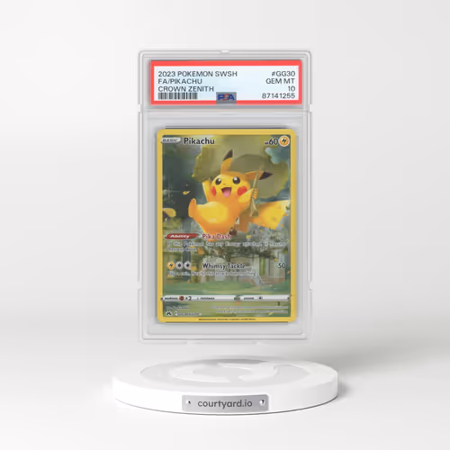 2023 Pokémon Sword and Shield Crown Zenith #GG30 Pikachu - Full Art (PSA 10 GEM MINT)