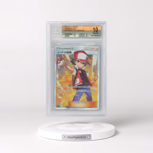 2019 Double Blaze #107 Red's Challenge - Super Rare Holo (BGS 10 PRISTINE)