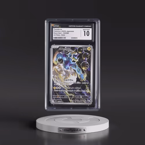2025 Black Bolt - sv11B #120/086 Thundurus - Art Rare Holo (CGC 10 GEM MINT)