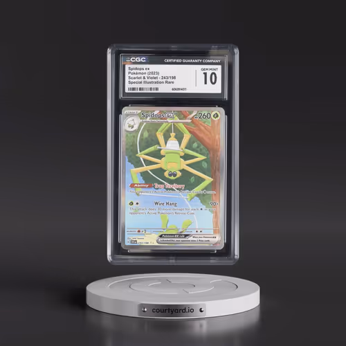 2023 Scarlet & Violet #243/198 Spidops ex - Special Illustration Rare (Holo) (CGC 10 GEM MINT)