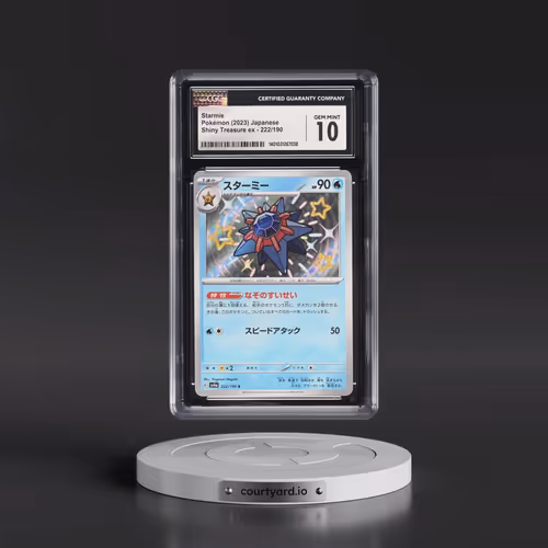 2023 Shiny Treasure ex #222/190 Starmie - Shiny Rare Holo (CGC 10 GEM MINT)