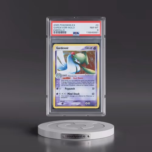 2005 Pokémon EX Emerald #4 Gardevoir - Holo (PSA 8 NM-MT)