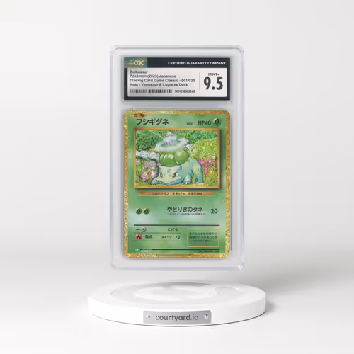 2023 Trading Card Game Classic - CLF, CLL, CLK #001/032 Bulbasaur - Holo Venusaur & Lugia ex Deck - CLF (CGC 9.5 MINT+)