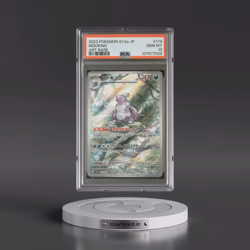 2023 Pokémon Sv2a-Pokemon 151 #174 Nidoking - Art Rare (PSA 10 GEM MINT)