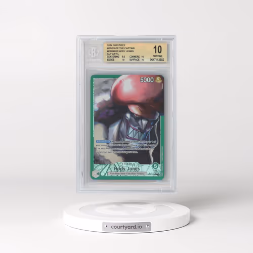 2024 One Piece Wings of the Captain #OP06020 Hody Jones ALT ART L (BGS 10 PRISTINE)