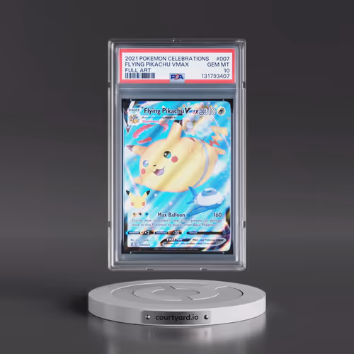 2021 Pokémon Celebrations #007 Flying Pikachu Vmax - Full Art (PSA 10 GEM MINT)