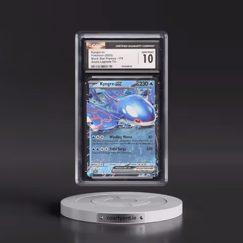 2023 Black Star Promos - Scarlet & Violet SVP EN #178 Kyogre ex - Azure Legends Tin (Holo) (CGC 10 G