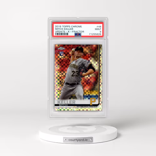 2019 Topps Chrome Update #48 Mitch Keller - X-Fractor (PSA 9 MINT)
