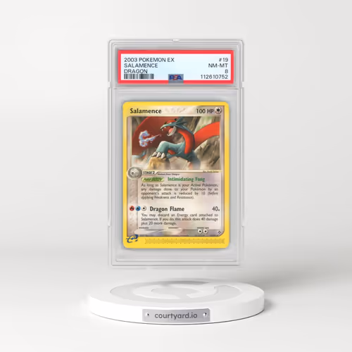 2003 Pokémon EX Dragon #19 Salamence (PSA 8 NM-MT)