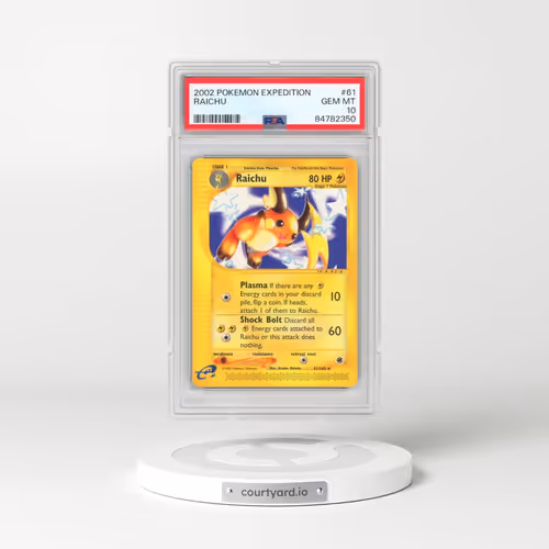 2002 Pokémon Expedition #61 Raichu (PSA 10 GEM MINT)