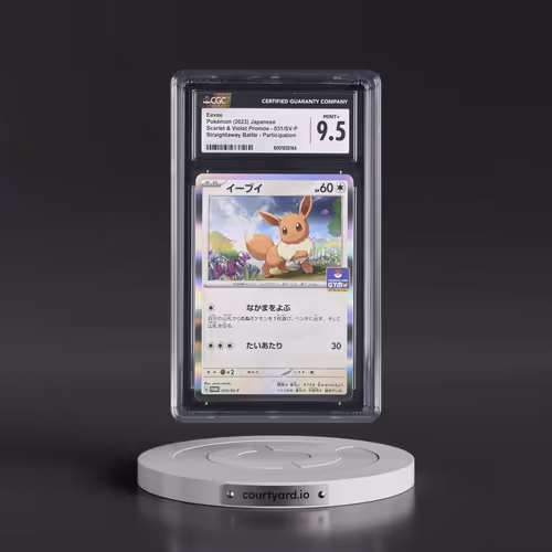 2022 Scarlet & Violet Promos #031/SV-P Eevee - Straightaway Battle Participation (CGC 9.5 MINT+)