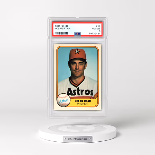 1981 Fleer #57 Nolan Ryan (PSA 8 NM-MT)