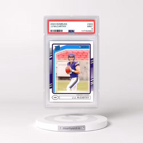 2024 Panini Donruss #303 JJ McCarthy (PSA 9 MINT)