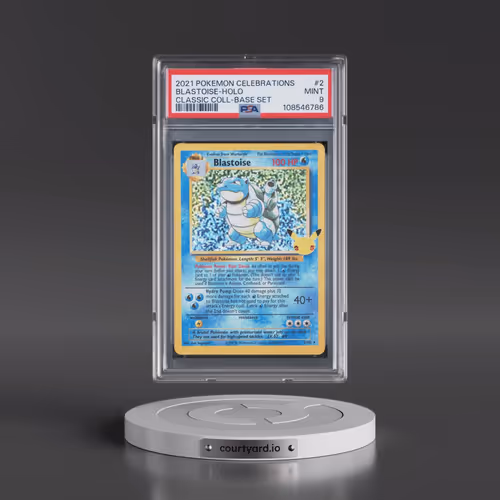 2021 Pokémon Celebrations Classic Collection #2 Blastoise - Holo (PSA 9 MINT)