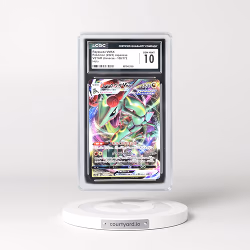 2022 VSTAR Universe #108/172 Rayquaza VMAX - Holo (CGC 10 GEM MINT)