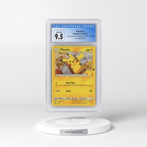 2021 McDonald's Collection 2021 #25/25 Pikachu - Confetti Holo (CGC 10 GEM MINT)