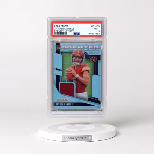 2024 Panini Prizm Premier Jerseys #PJJDS Jayden Daniels (PSA 9 MINT)