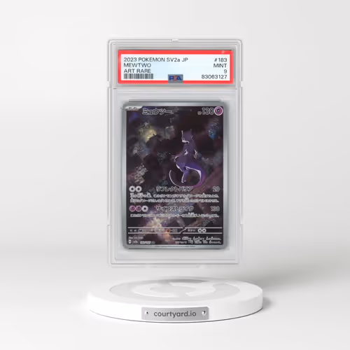 2023 Pokémon Sv2a-Pokemon 151 #183 Mewtwo - Art Rare (PSA 9 MINT)