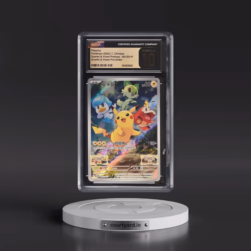 2022 Scarlet & Violet Promos - Traditional #001/SV-P Pikachu - Scarlet & Violet Pre-Order (Holo)