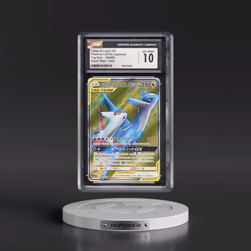 2018 Pokémon Sun & Moon Tag Bolt #104 Latias & Latios GX - Holo Full Art (CGC 10 GEM MINT)