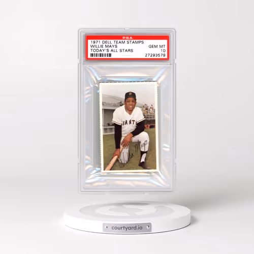 1971 Dell Today's Team Stamps Willie Mays - All Stars (PSA 10 GEM MINT)