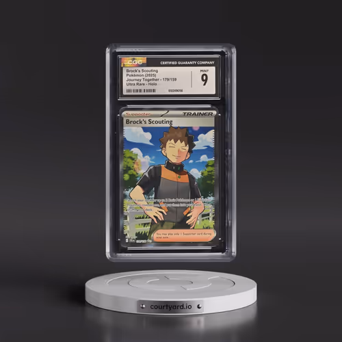 2025 Pokémon Jtg EN-Journey Together #179 Brock's Scouting - Ultra Rare (CGC 9 MINT)
