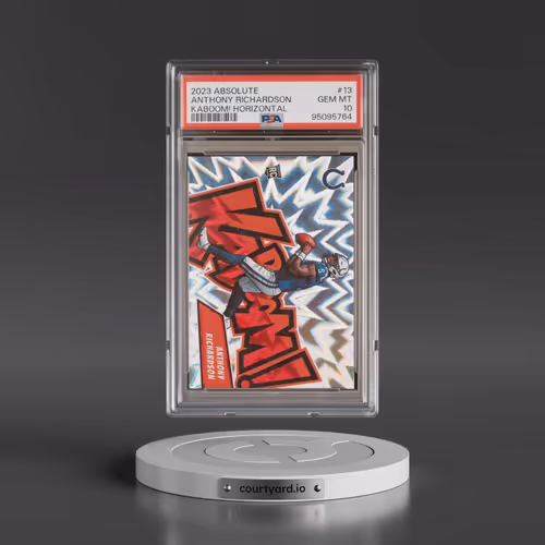 2023 Panini Absolute Kaboom! Horizontal #13 Anthony Richardson (PSA 10 GEM MINT)