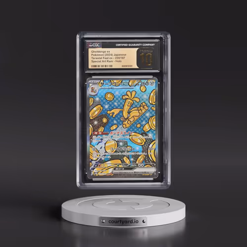 2024 High Class Pack: Terastal Fest ex - sv8a #220/187 Gholdengo ex - Special Art Rare Holo (CGC 10