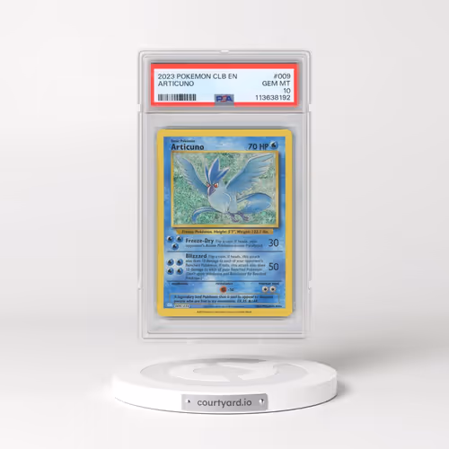 2023 Pokémon Clb-Trading Card Game Classic Blastoise & Suicune EX Deck #009 Articuno (PSA 10 GEM MIN