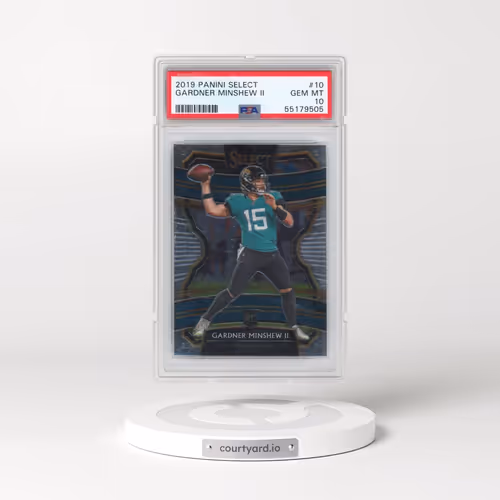 2019 Panini Select #10 Gardner Minshew II (PSA 10 GEM MINT)