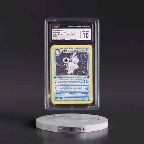 2000 Team Rocket #3/82 Dark Blastoise - 1st Edition Holo (CGC 10 GEM MINT)