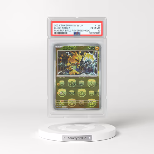 2023 Pokémon Sv2a-Pokemon 151 #125 Electabuzz - Reverse Holo Master Ball (PSA 10 GEM MINT)