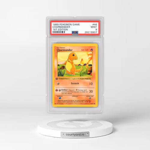 1999 Pokémon Game #46 Charmander - 1st Edition (PSA 9 MINT)