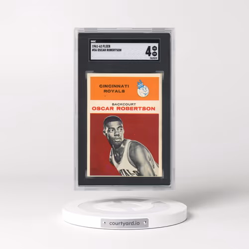 1961 Fleer #36 Oscar Robertson (SGC 4 VG-EX)