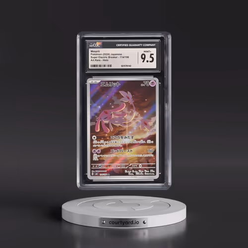 2024 Pokémon SV8-Super Electric Breaker #114 Mesprit - Art Rare (CGC 9.5 MINT+)