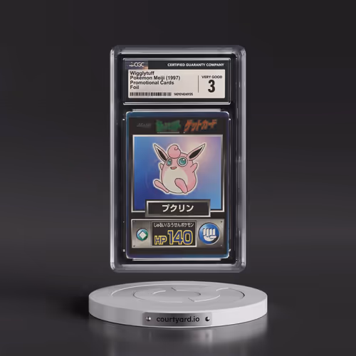 1997 Promotional Cards (1997 Type.HP.Hand Symbol) Wigglytuff - Foil (CGC 3 VG)
