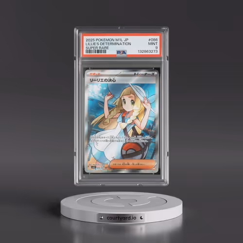 2025 Pokémon M1l-Mega Brave #086 Lillie's Determination - Super Rare (PSA 9 MINT)