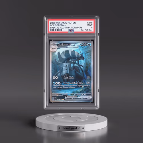 2023 Pokémon Par EN-Paradox Rift #246 Golisopod EX - Holo Special Illustration Rare (PSA 9 MINT)