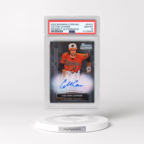 2022 Bowman Sterling Prospect Autographs #PACC Colton Cowser (PSA 10 GEM MINT)