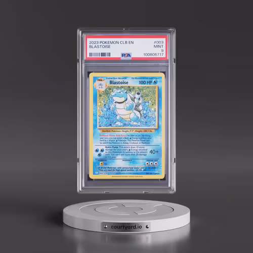 2023 Pokémon Clb-Trading Card Game Classic Blastoise & Suicune EX Deck #003 Blastoise (PSA 9 MINT)